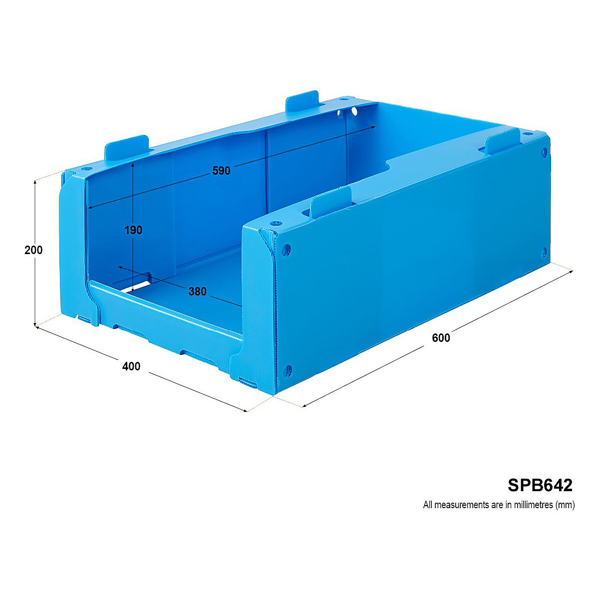 Correx Euro Stacking Pick Bins (Product illustration 10)-9