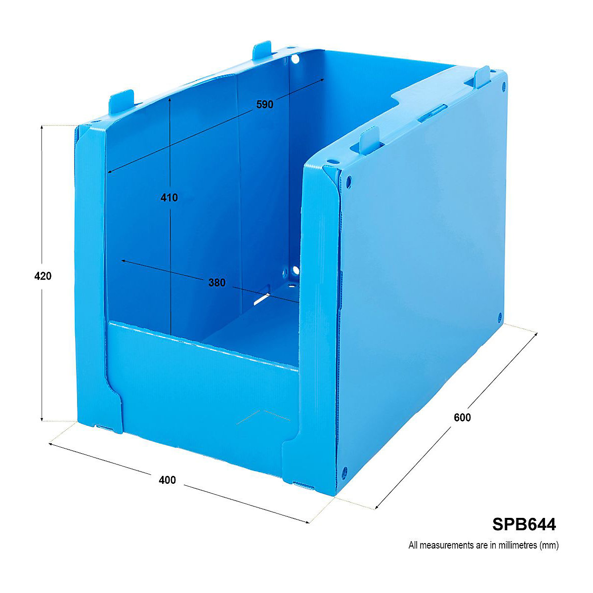 Correx Euro Stacking Pick Bins (Product illustration 12)-11