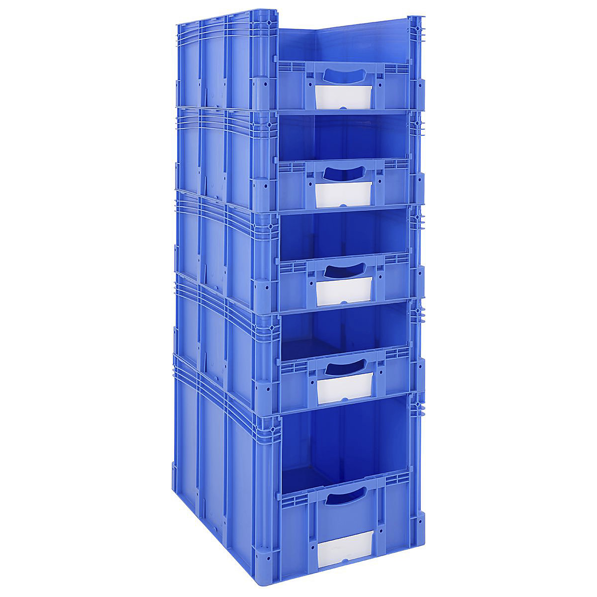 Euro Stacking Pick Container Columns 800mm Depth