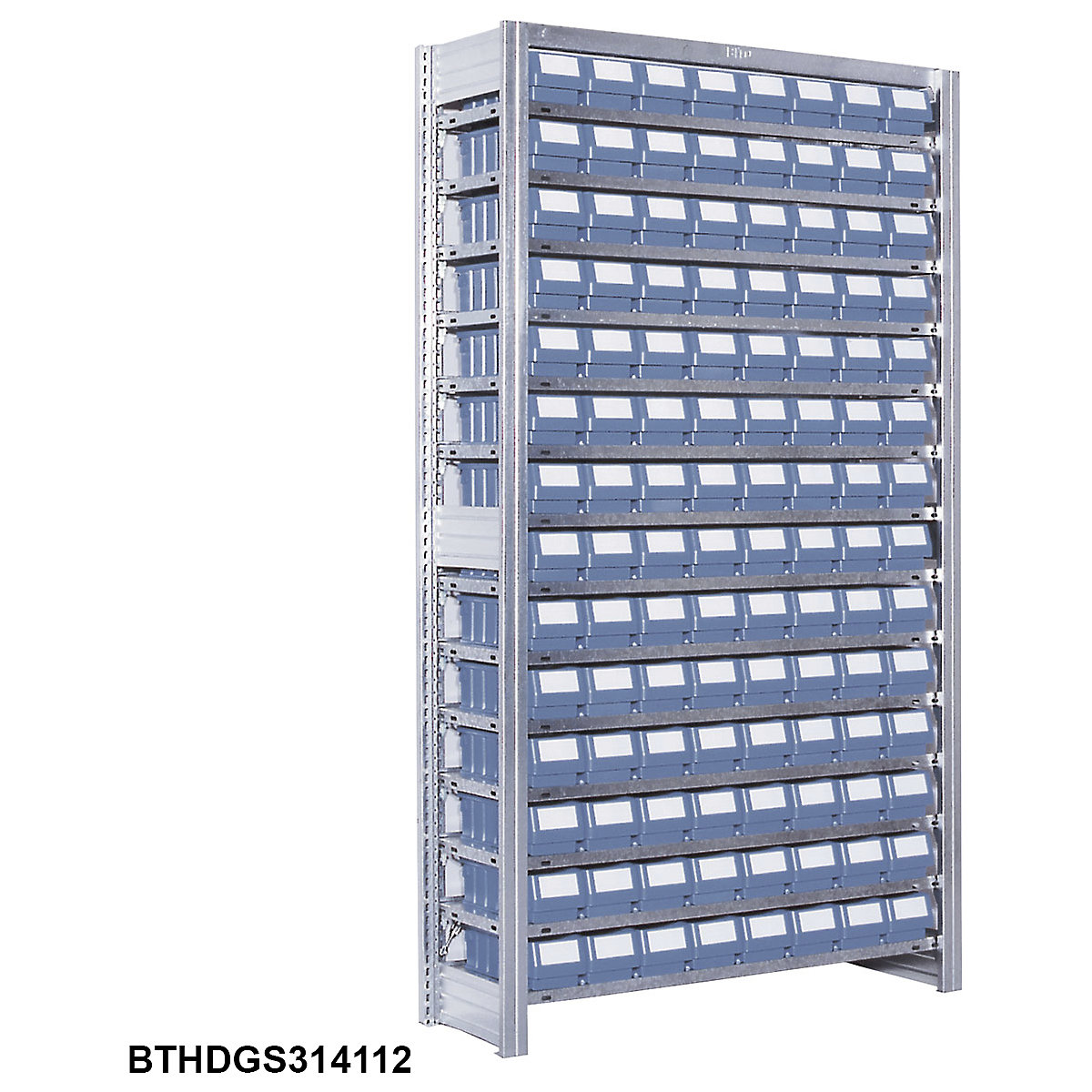High Density Galvanised Shelving with Plastic Parts Shelf Bins (Product illustration 11)-10