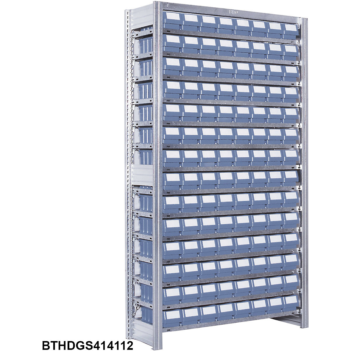 High Density Galvanised Shelving with Plastic Parts Shelf Bins (Product illustration 12)-11