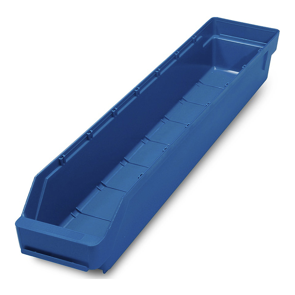 Topstore Drop Front Shelf Bins, Topstore Drop Front Shelf Bins, Topstore® Drop Front Shelf Bin | 95h x 120w x 600d mm | Pack of 30 | Blue-6