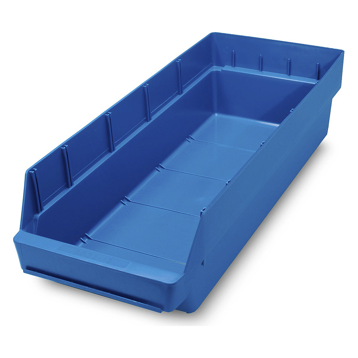 Topstore Drop Front Shelf Bins, Topstore Drop Front Shelf Bins, Topstore® Drop Front Shelf Bin | 150h x 240w x 600d mm | Pack of 10 | Blue-10