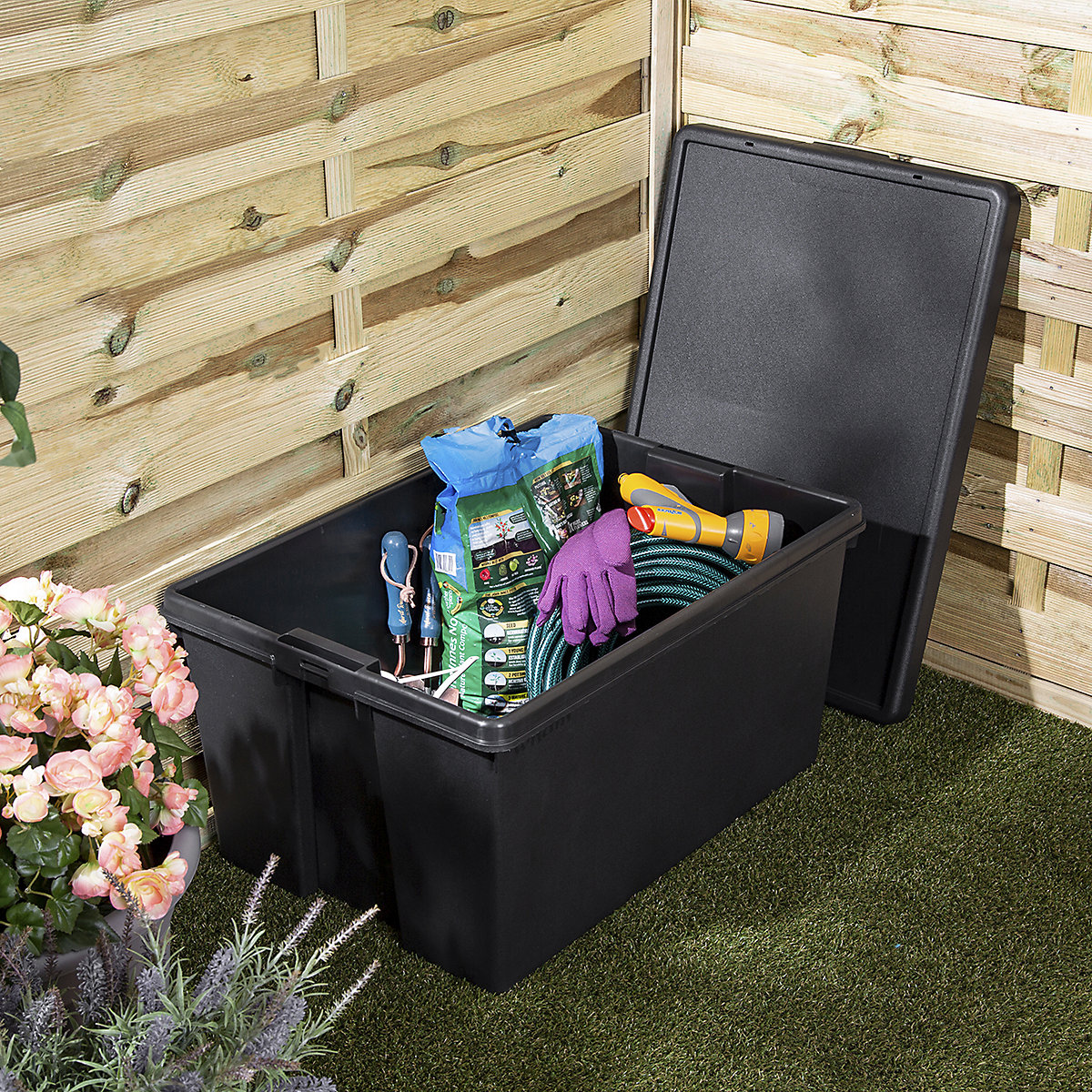 Wham Bam Heavy-Duty Recycled Storage Boxes with Lids (Product illustration 17)-16