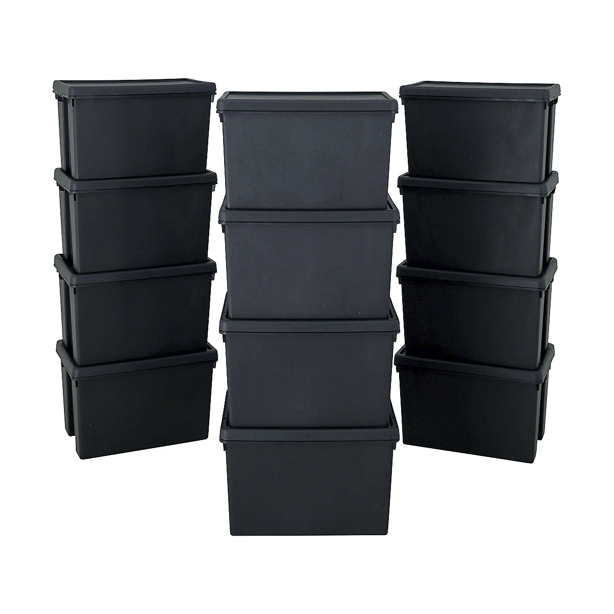Wham Bam Heavy-Duty Recycled Storage Boxes with Lids (Product illustration 3)-2