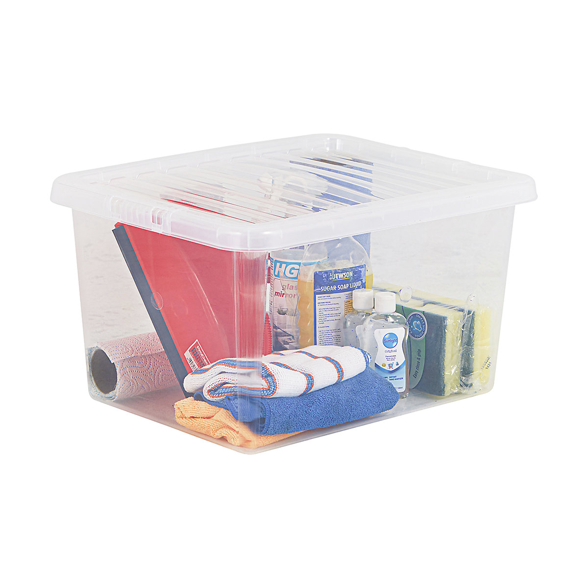 Wham Economy Plastic Boxes with Clip-on Lids (Product illustration 6)-5