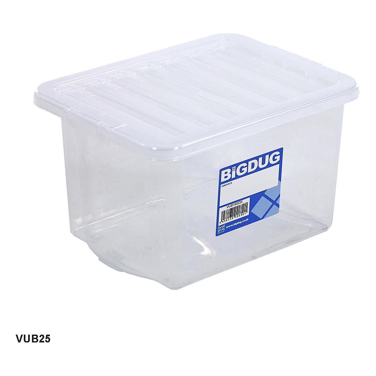 Wham Economy Plastic Boxes with Clip-on Lids (Product illustration 3)-2