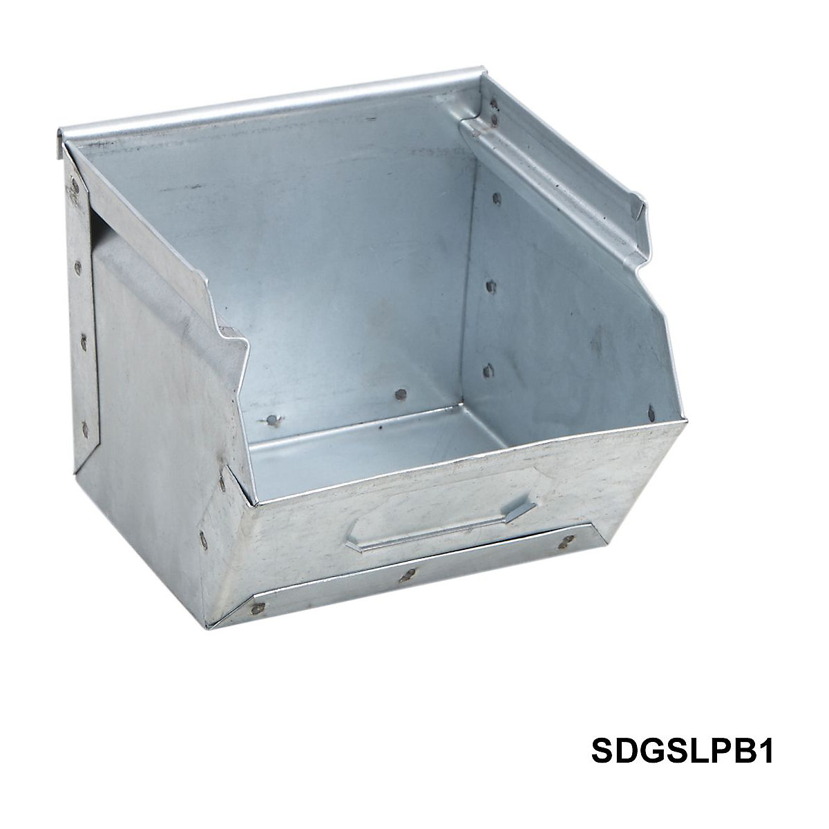 Galvanised Steel Louvre Panel Bins (Product illustration 3)-2