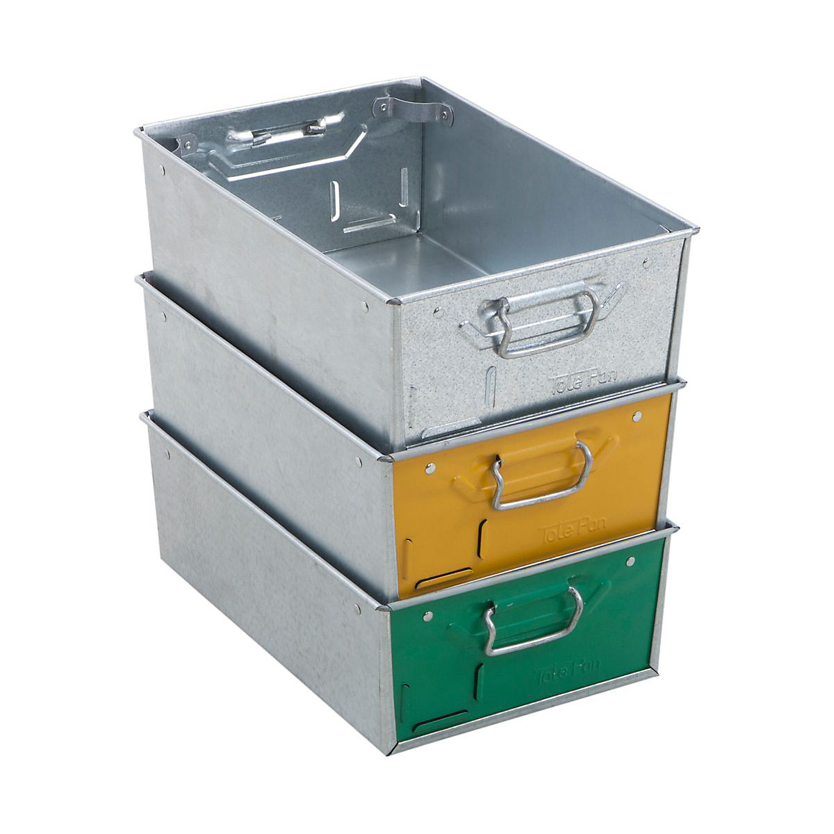 Galvanised Steel Tote Pans (Product illustration 2)-1