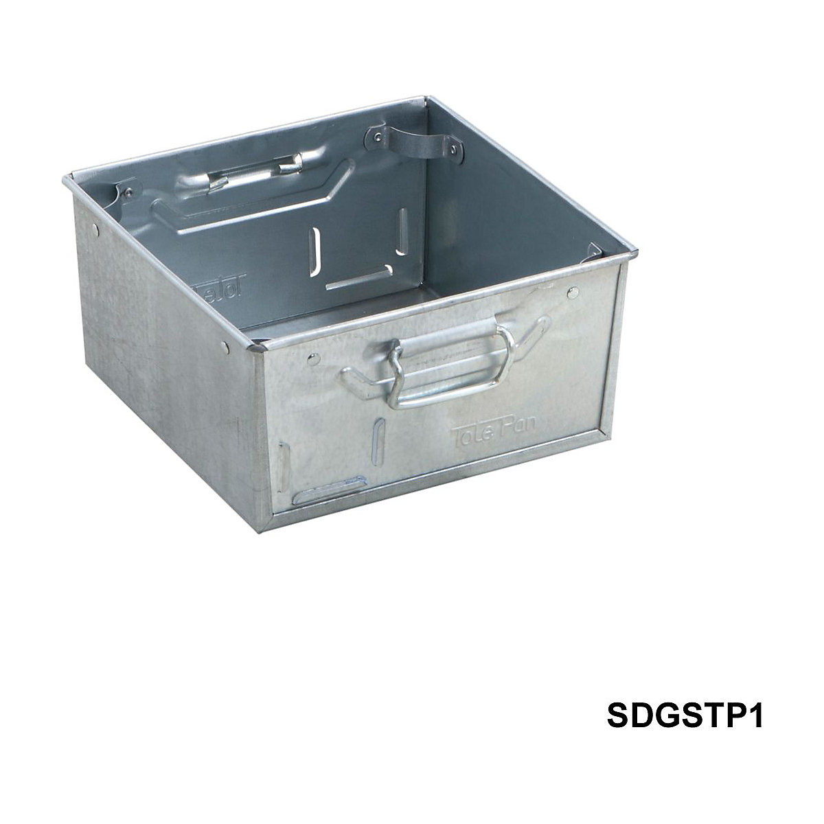 Galvanised Steel Tote Pans (Product illustration 3)-2