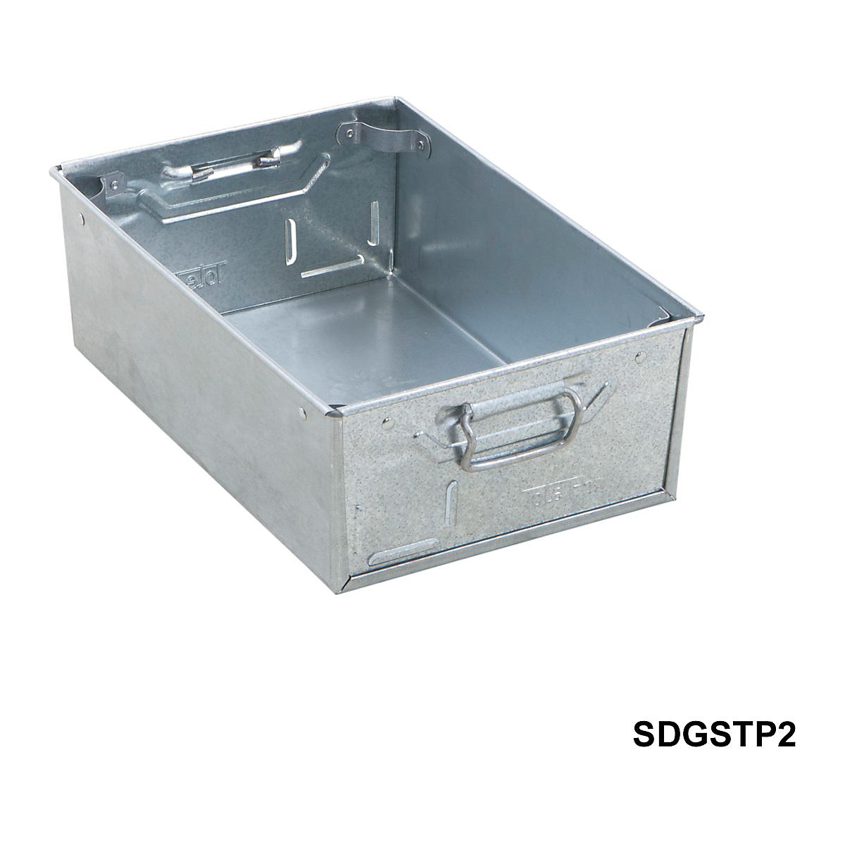 Galvanised Steel Tote Pans (Product illustration 4)-3