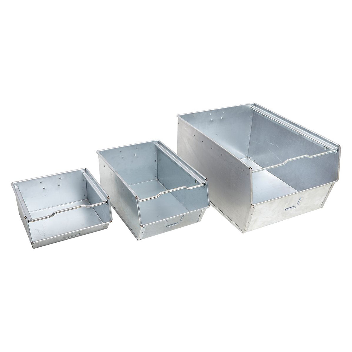 Galvanised Steel Vista Bins