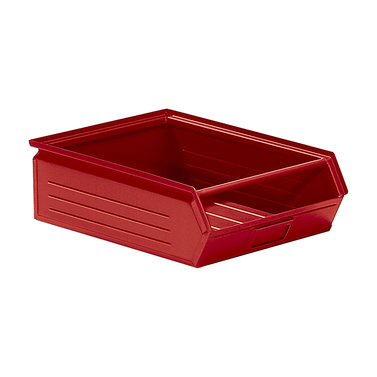 Metal Parts Bins with Red Painted Finish
