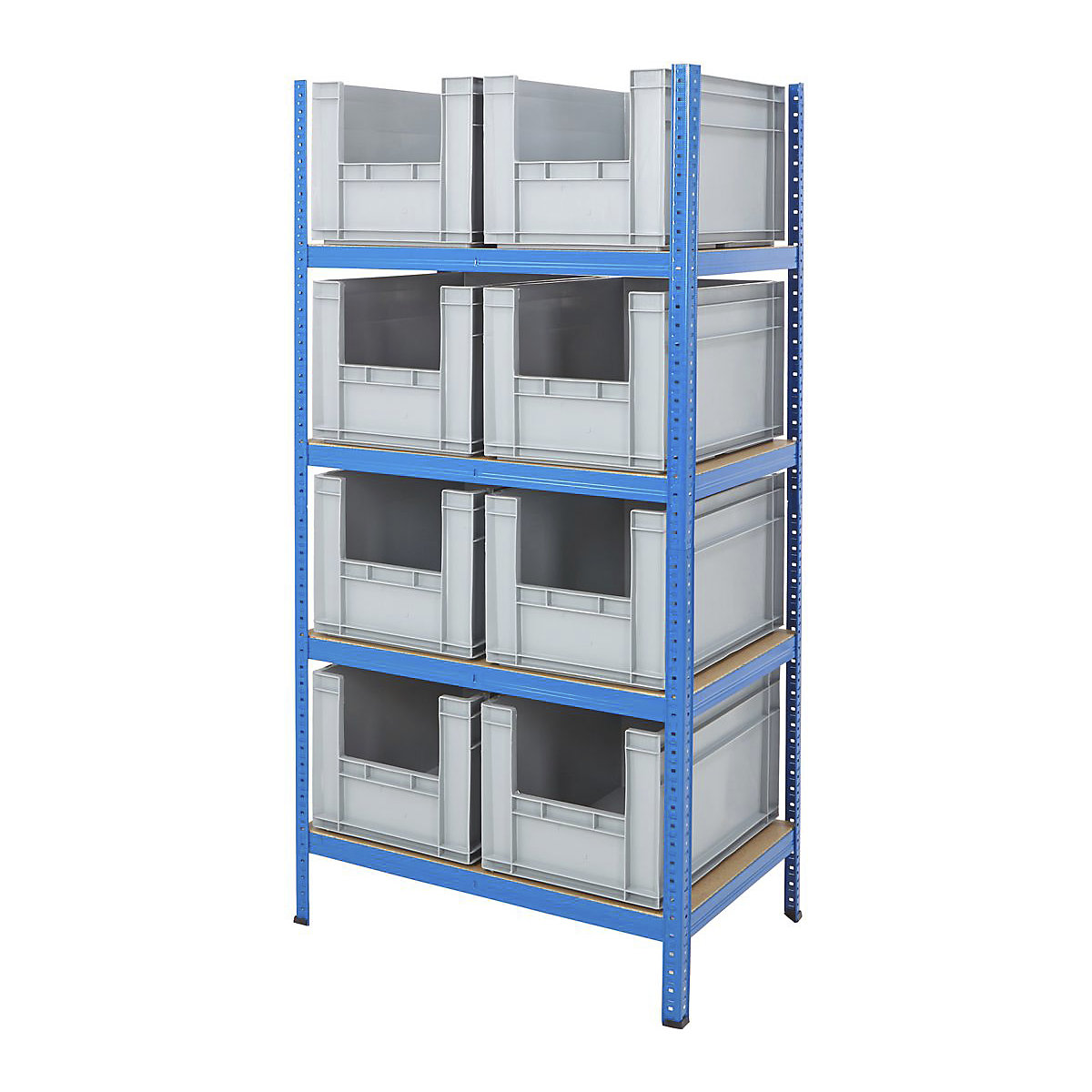 BiGDUG Essentials Euro Stacking Pick Bin Shelving Kits