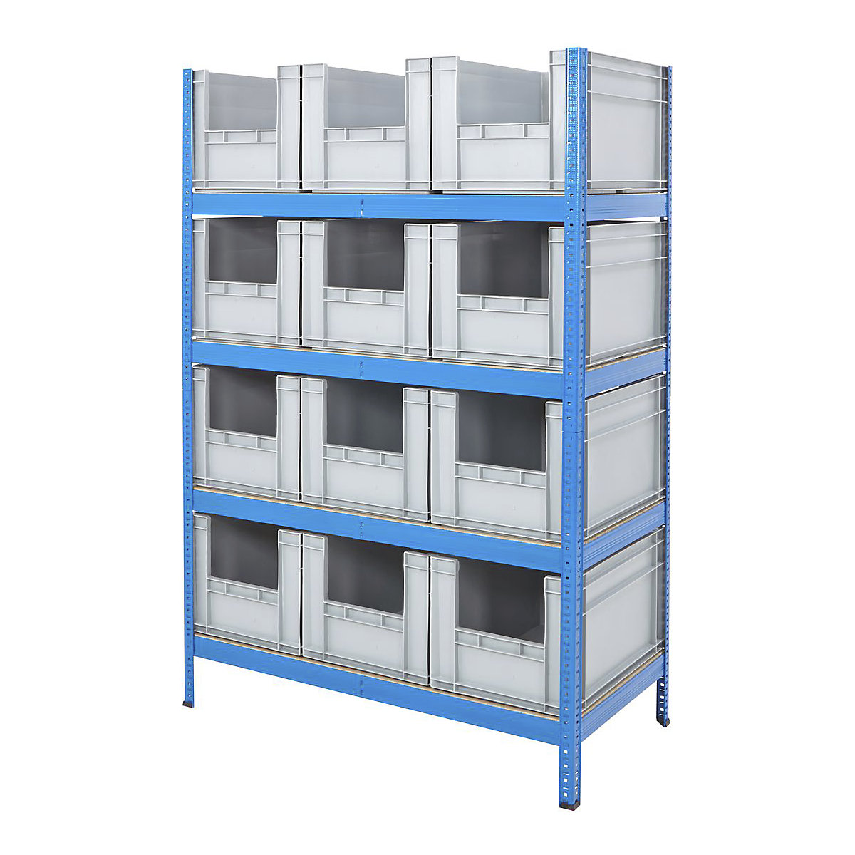 BiGDUG Essentials Euro Stacking Pick Bin Shelving Kits