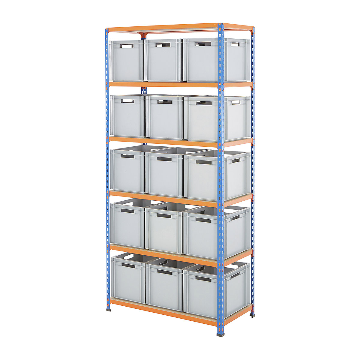 BiG340 Shelving Kit With Euro Boxes