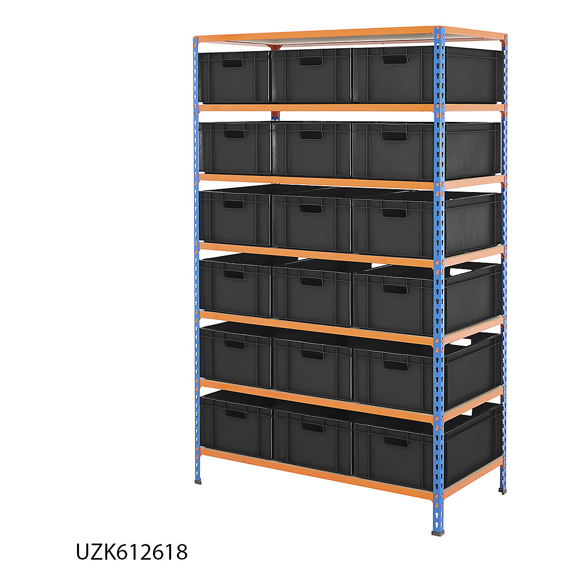 BiG340 Shelving Kit With Recycled Euro Boxes (Product illustration 3)-2