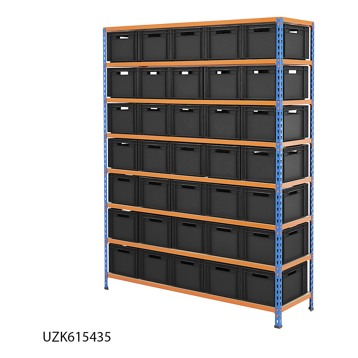 BiG340 Shelving Kit With Recycled Euro Boxes (Product illustration 4)-3