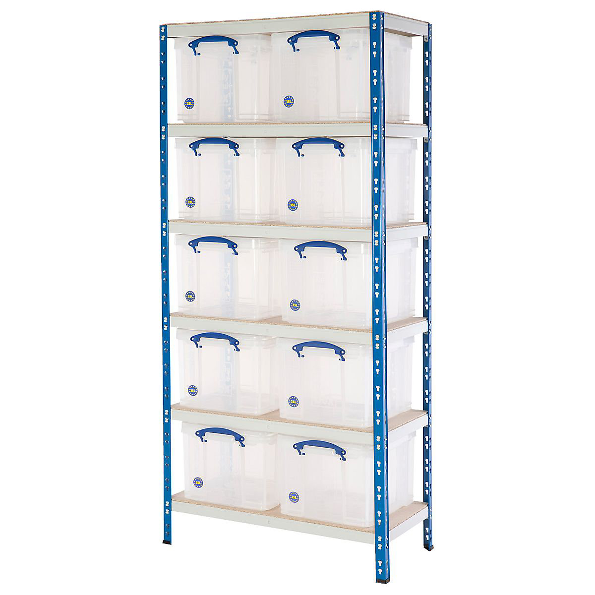 BiG340 Shelving With Really Useful Boxes