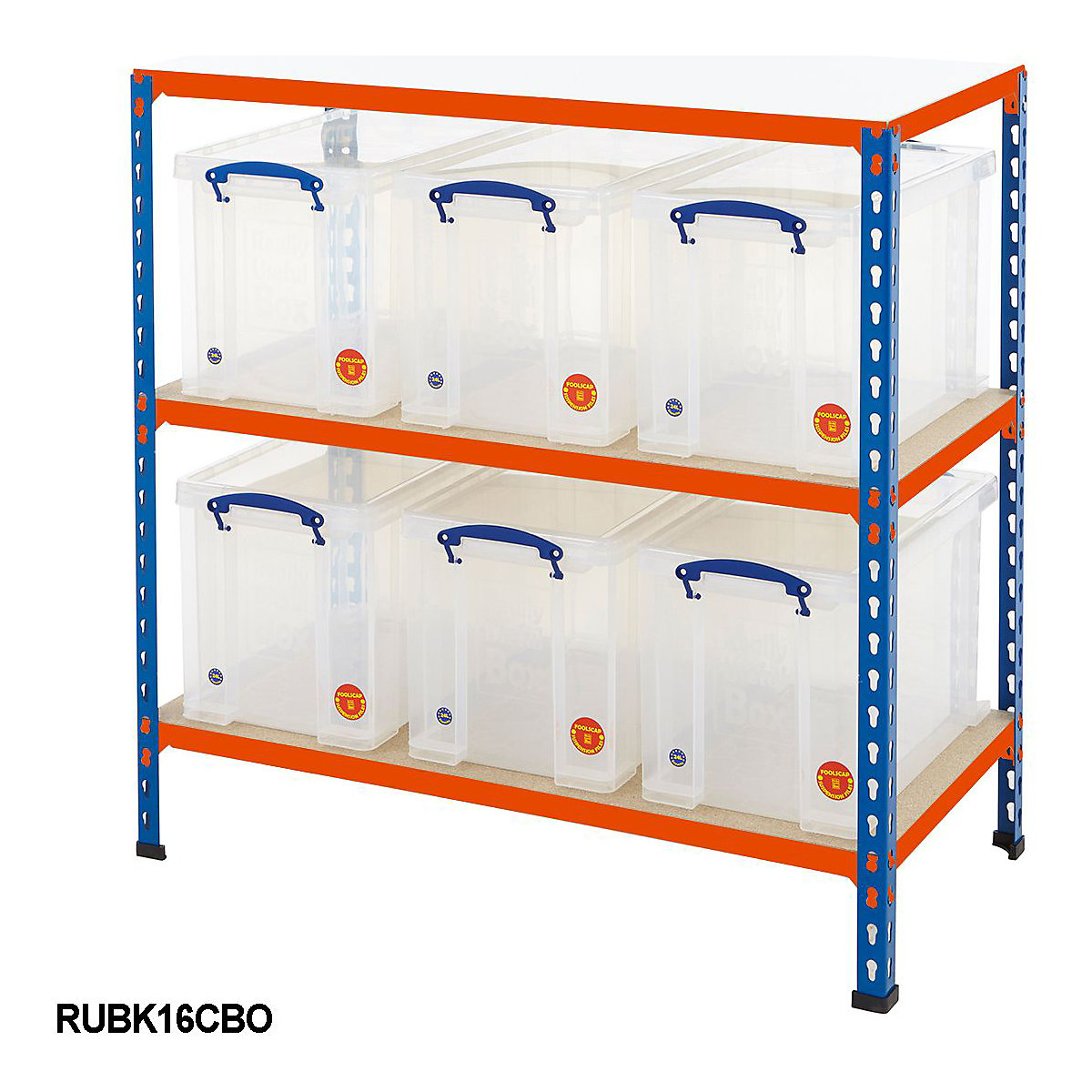 BiG340 Shelving With Really Useful Boxes (Product illustration 8)-7