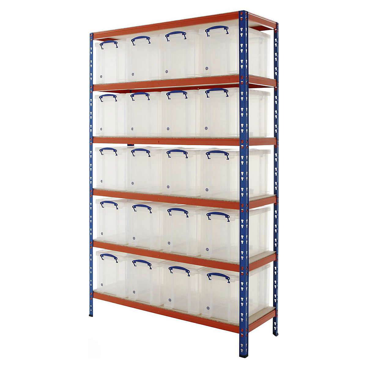 BiG340 Shelving With Really Useful Boxes