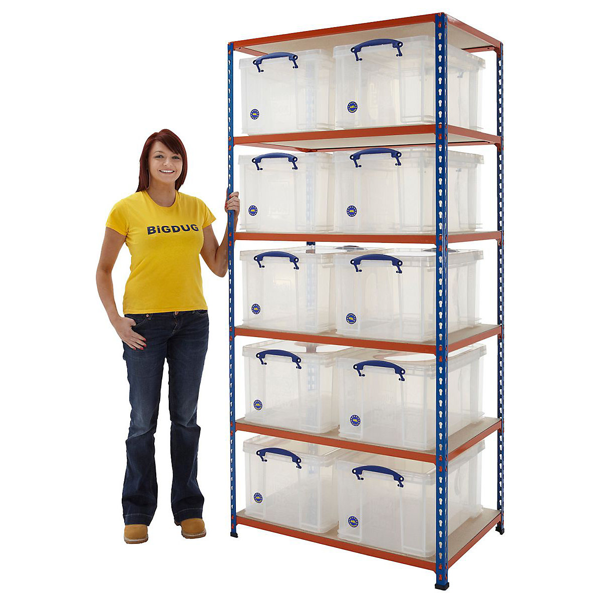 BiG340 Shelving With Really Useful Boxes (Product illustration 18)-17