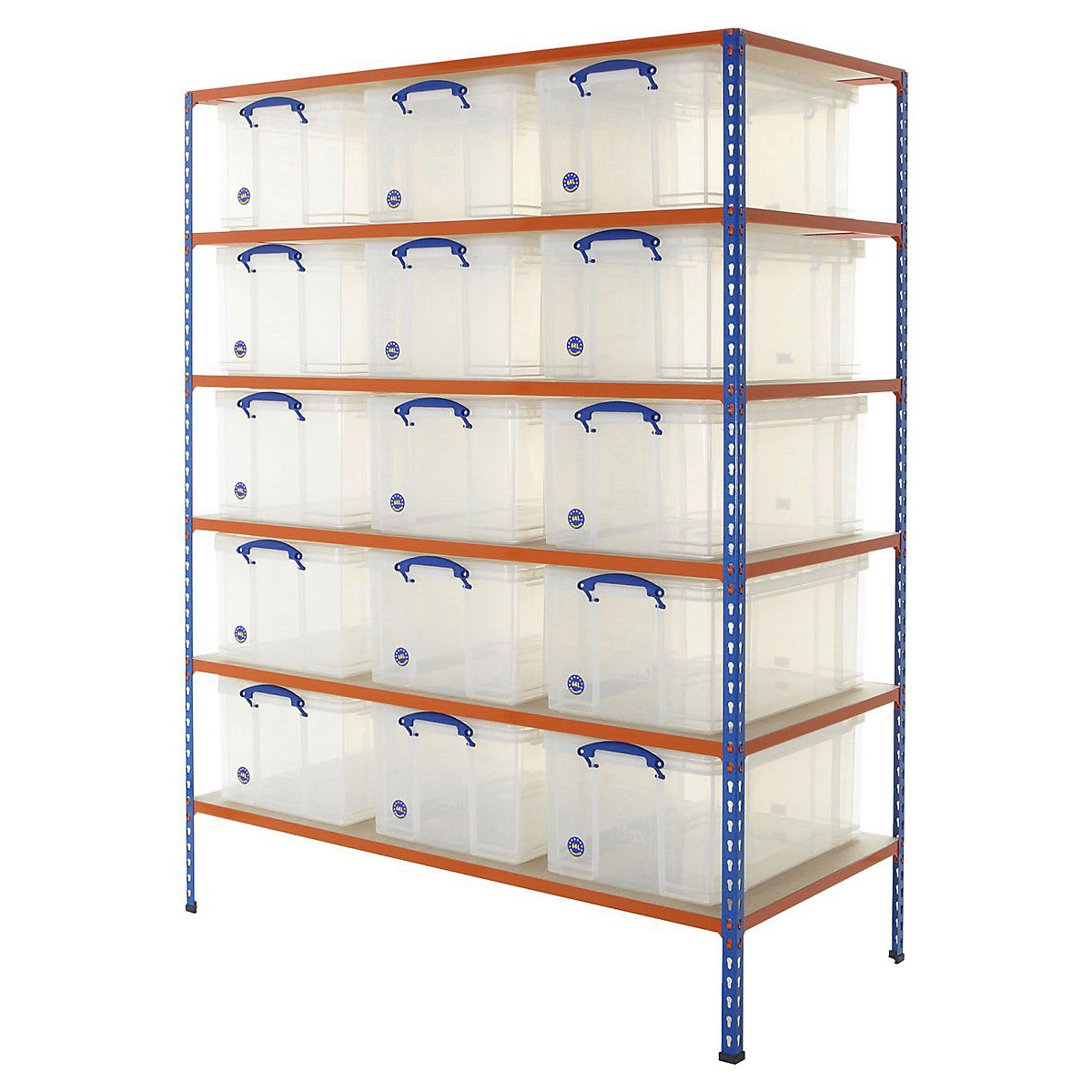 BiG340 Shelving With Really Useful Boxes