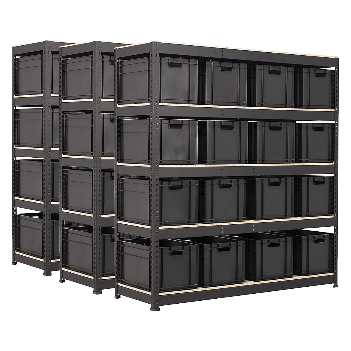 BiG400 Matt Black Racking Storage Kit Mega Deal | Euro & Wham Bam