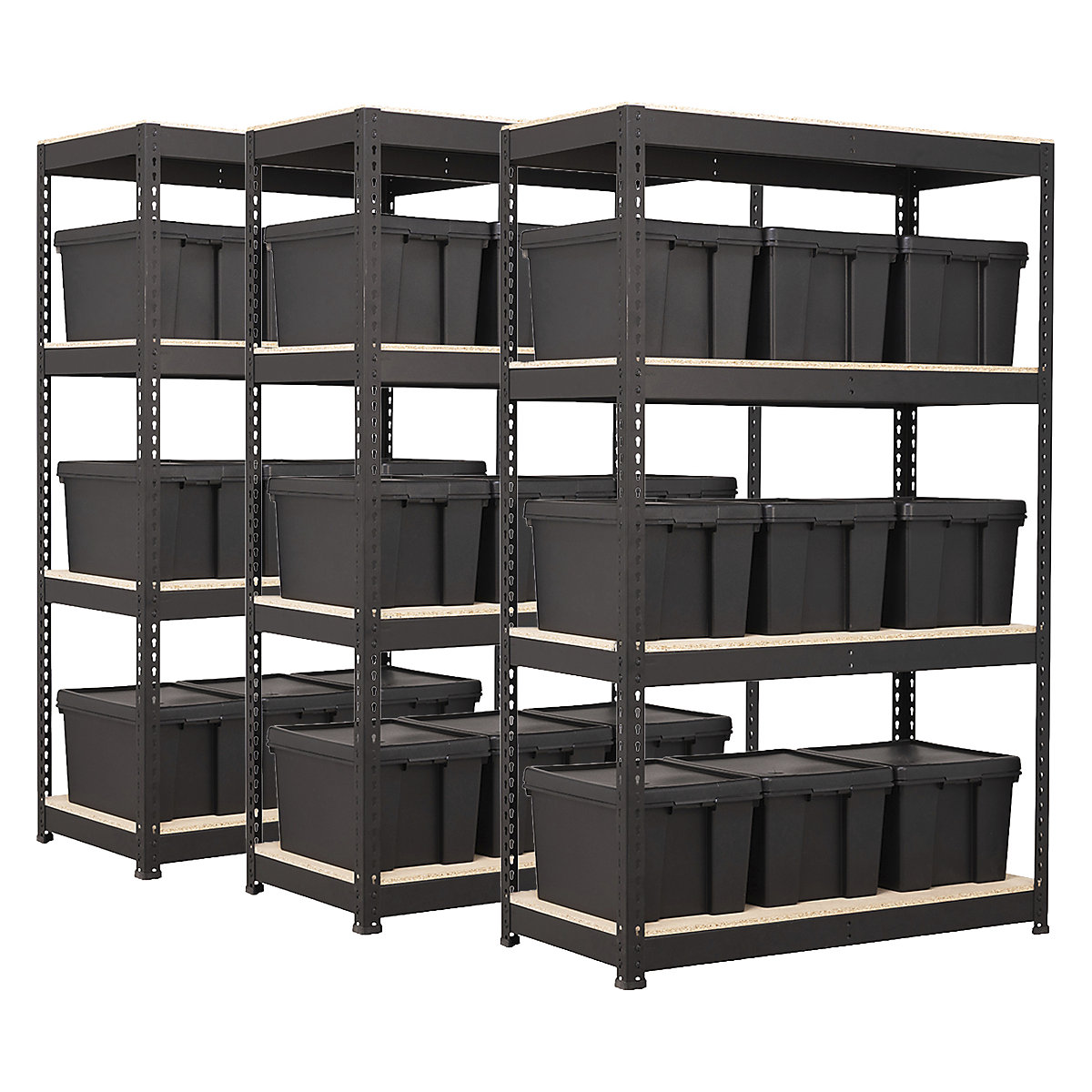 BiG400 Matt Black Racking Storage Kit Mega Deal | Euro & Wham Bam