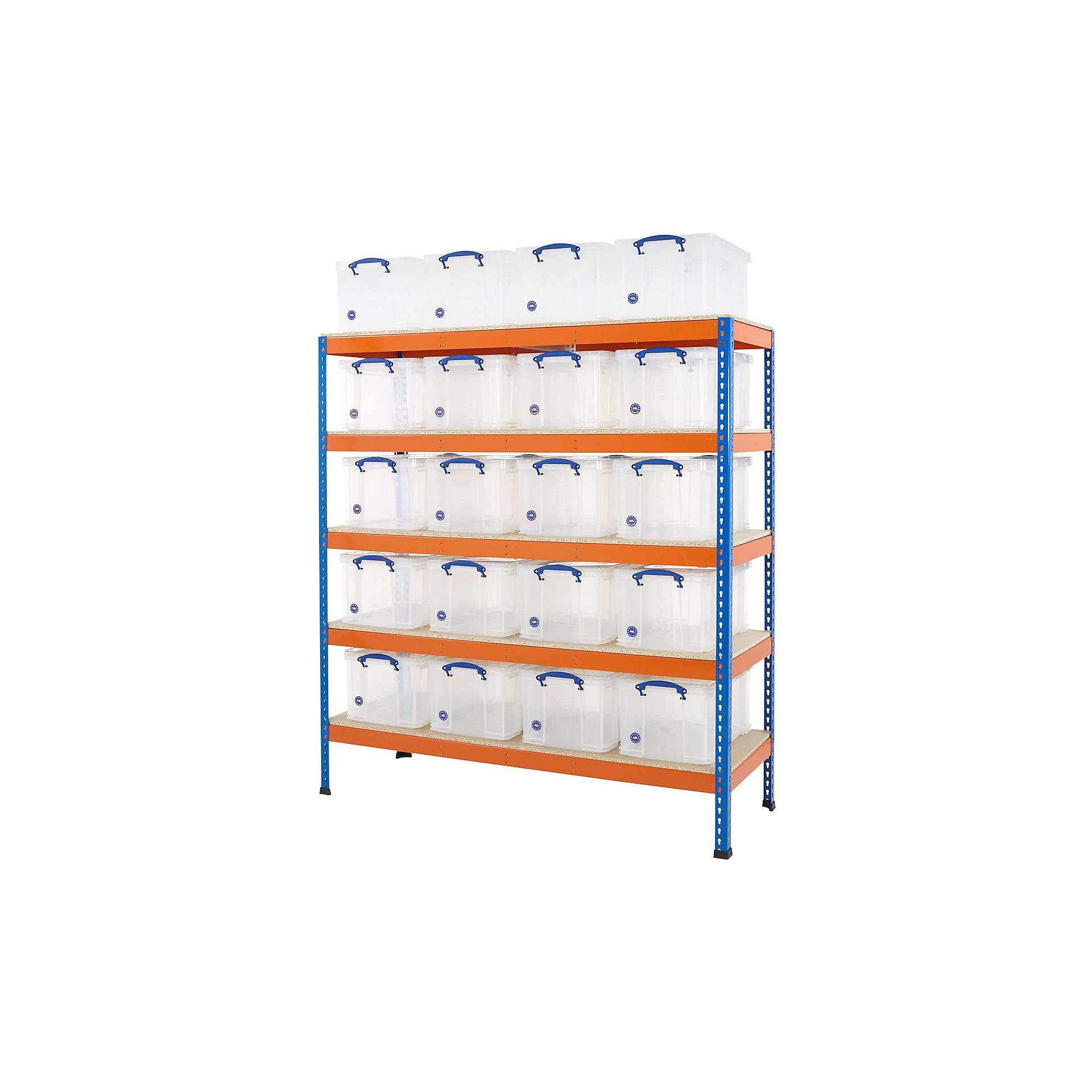 BiG400 Racking | 2290h x 1830w x 610d mm | 5 Levels | Blue & Orange ...