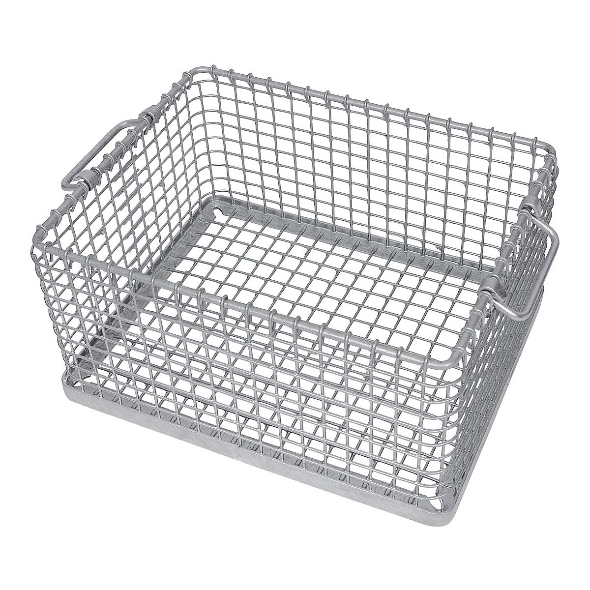 Stacking Baskets With Small Mesh, Stacking Baskets With Small Mesh, Stacking Basket with Small Mesh 240h x 365w x 465d mm-1