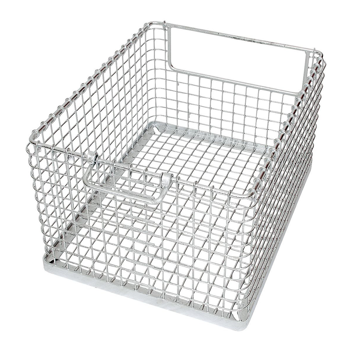 Stacking Mesh Baskets With End Openings (Product illustration 2)-1