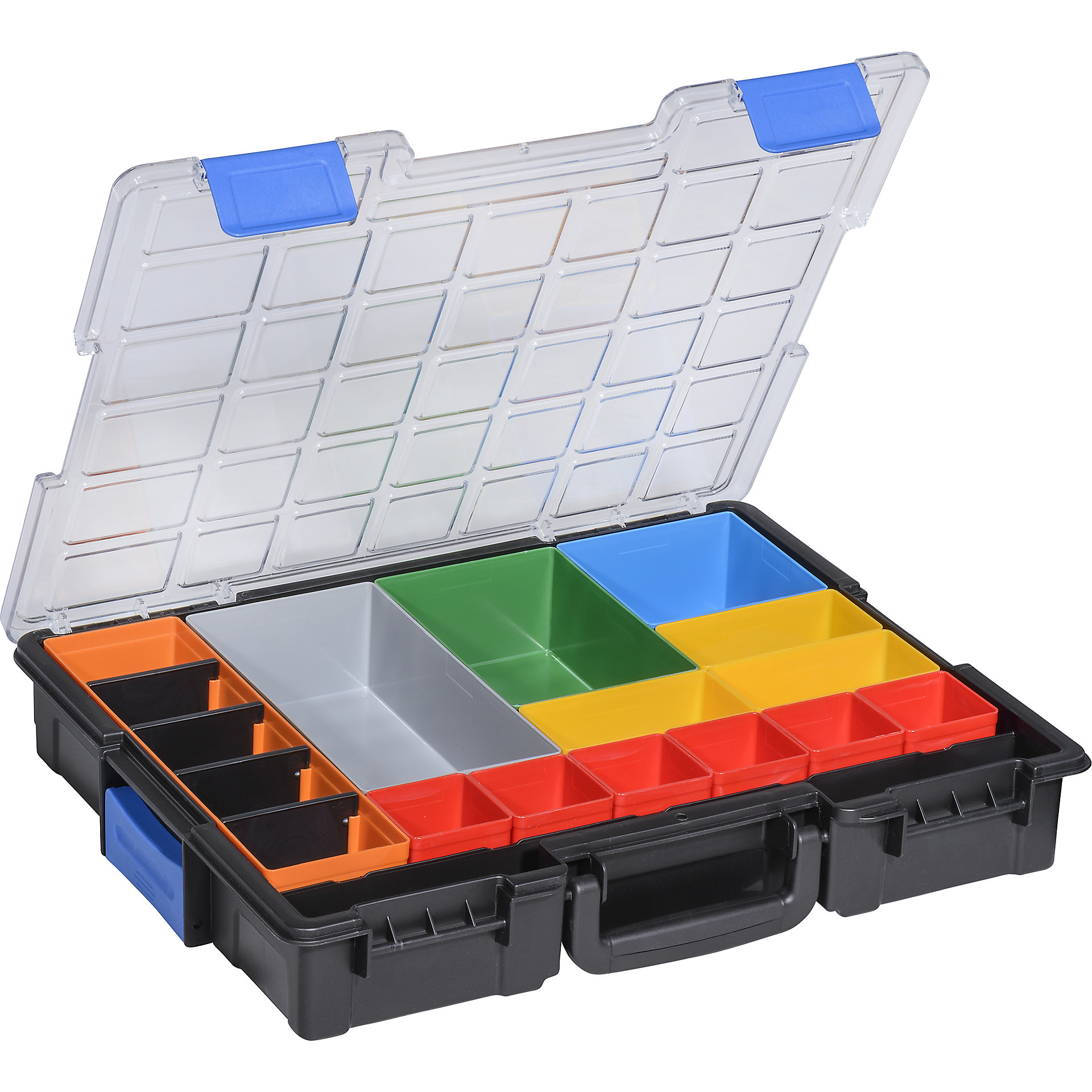 Professional small parts case LxWxD 440 x 355 x 76 mm, pack of 2