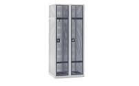 Perforated sheet metal locker