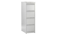 Suspension file cabinet, grip rails