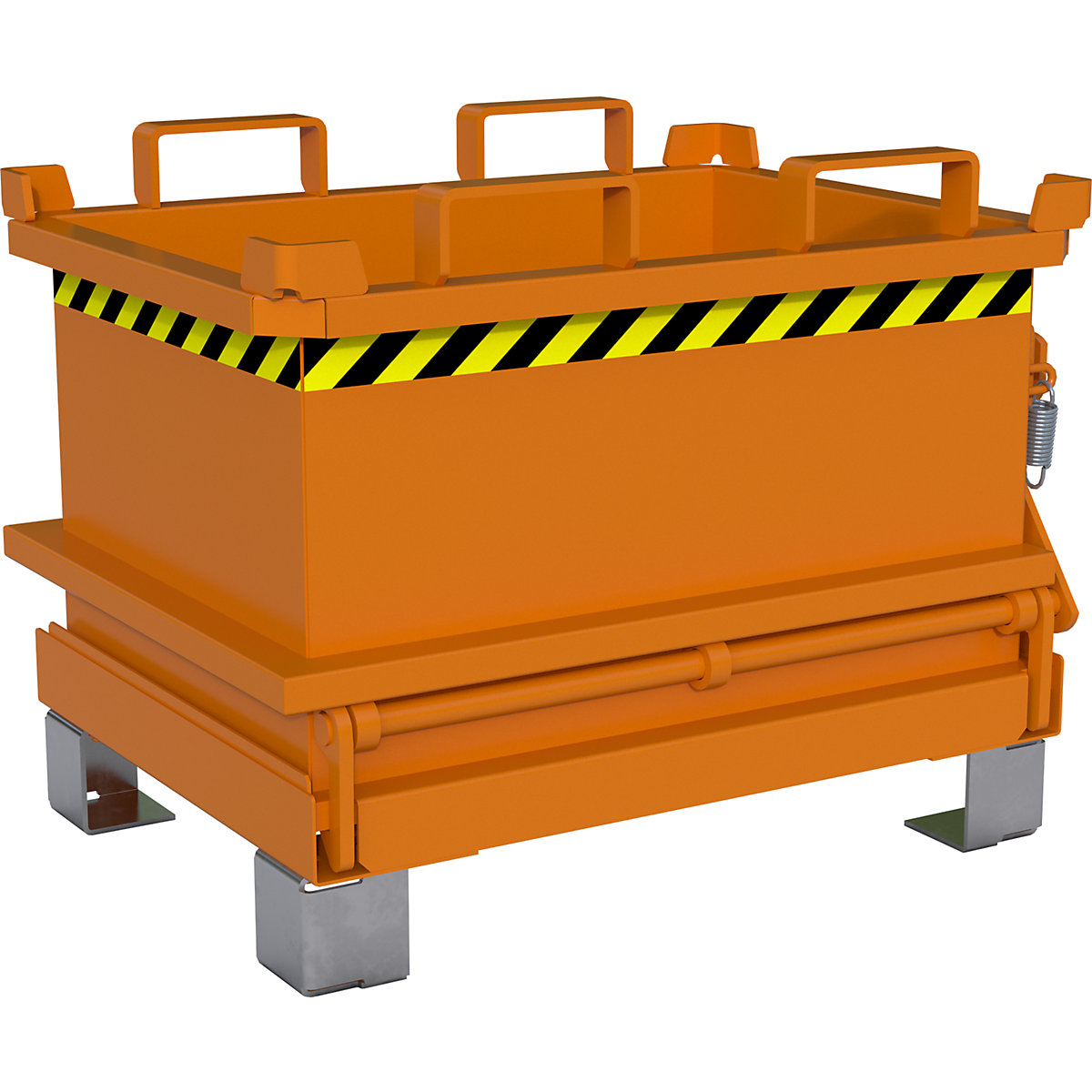 Hinged bottom skip - eurokraft pro