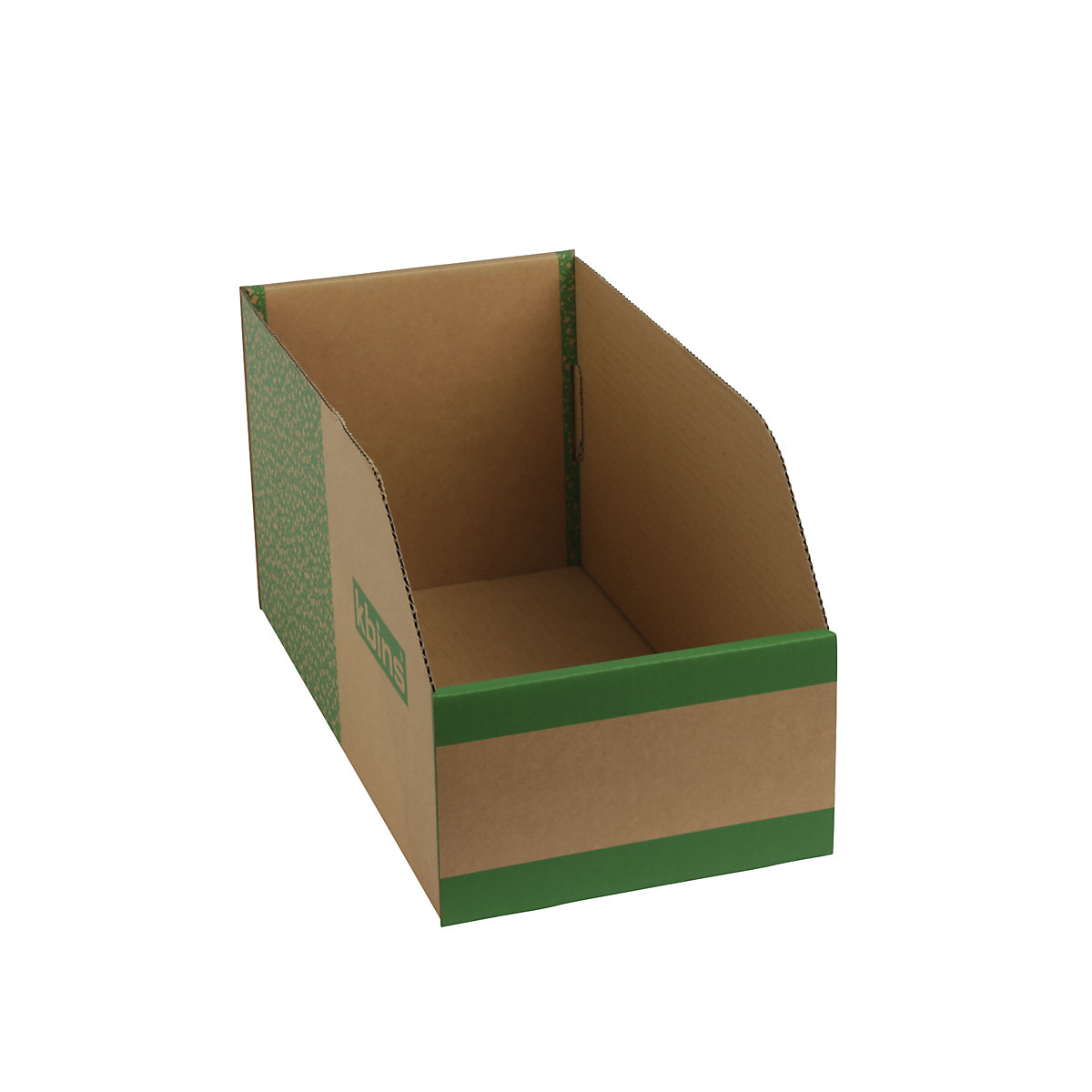 Corrugated storage bin, single layer and folding, pack of 25, LxWxH 400x200x200 mm-4