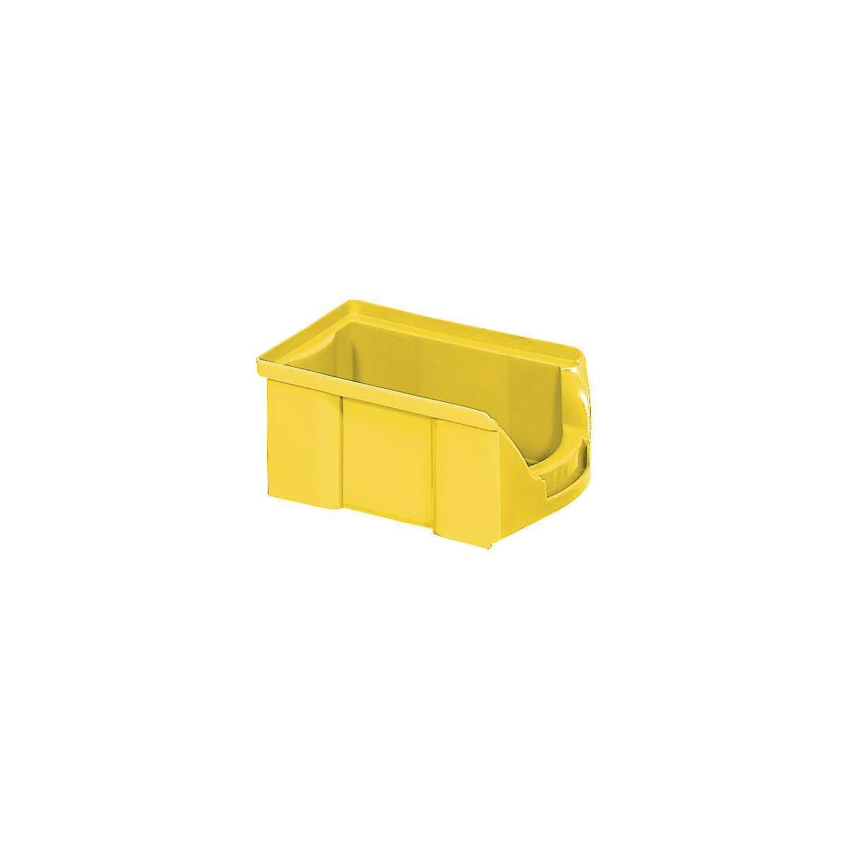 FUTURA open fronted storage bin made of polyethylene