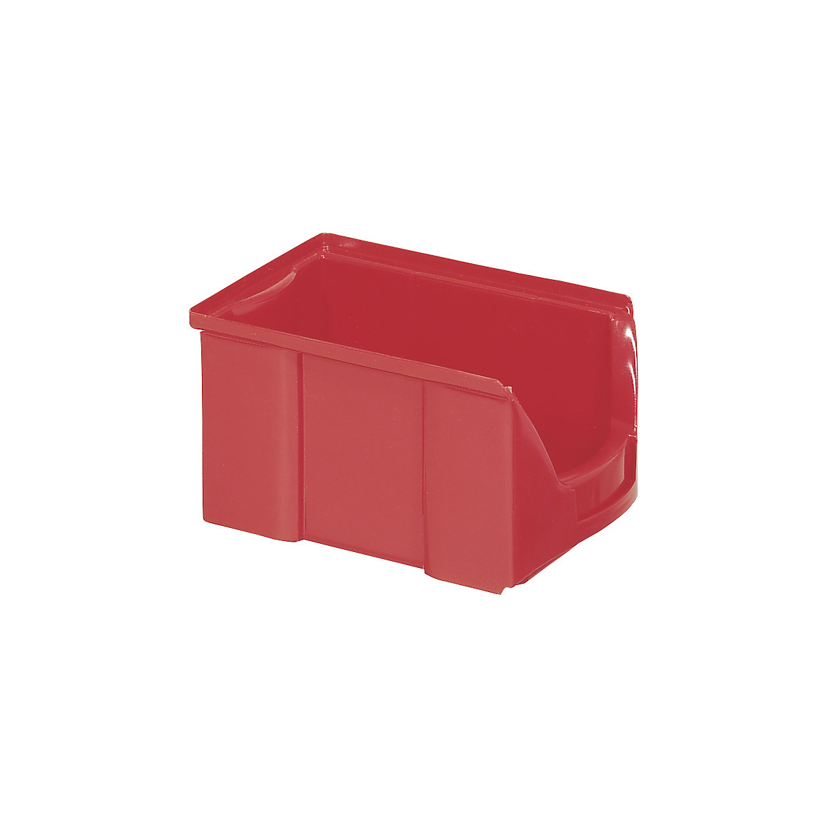 FUTURA open fronted storage bin made of polyethylene, LxWxH 229 x 148 x 122 mm, pack of 25, red-17