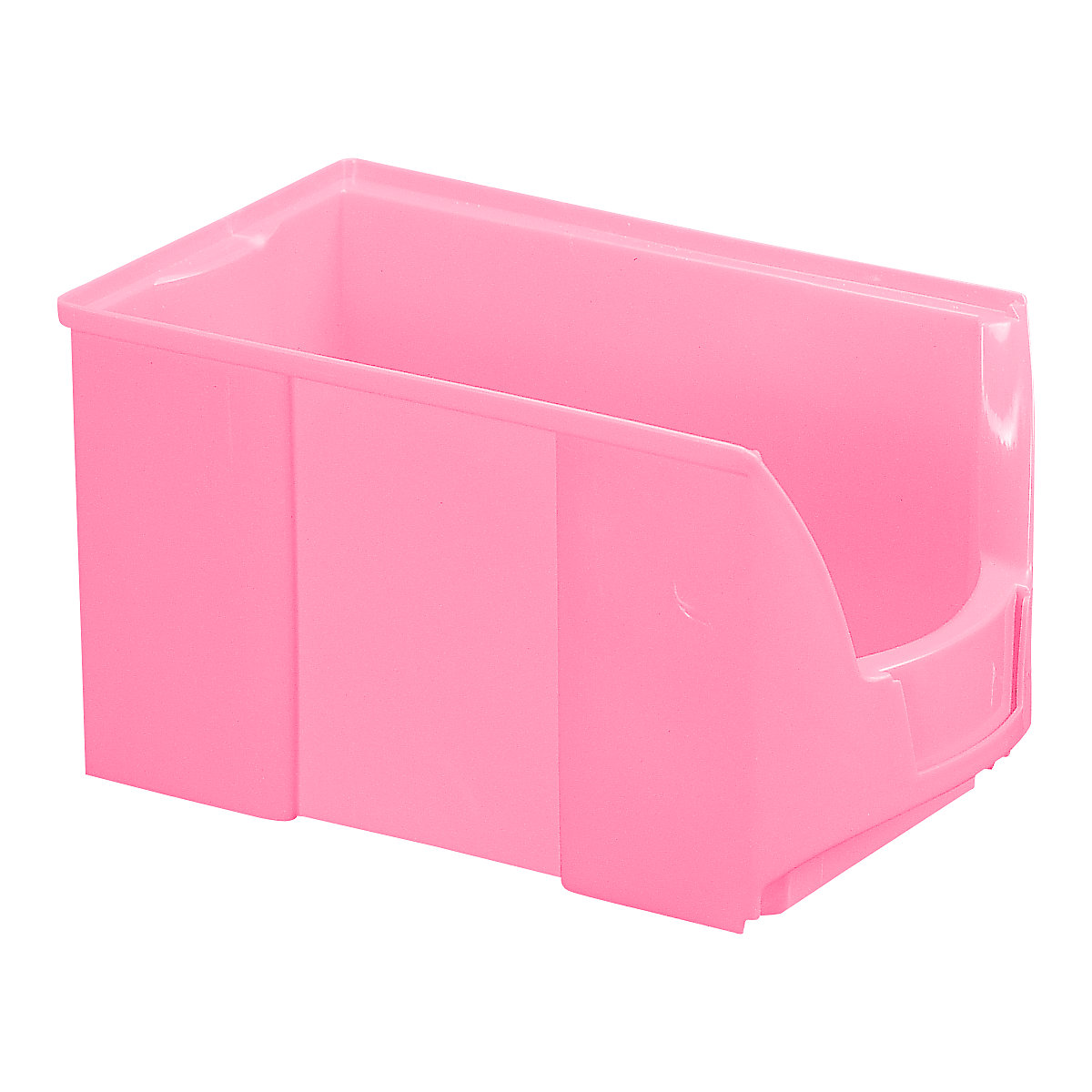 FUTURA open fronted storage bin made of polyethylene, LxWxH 360 x 208 x 201 mm, pack of 8, red-17