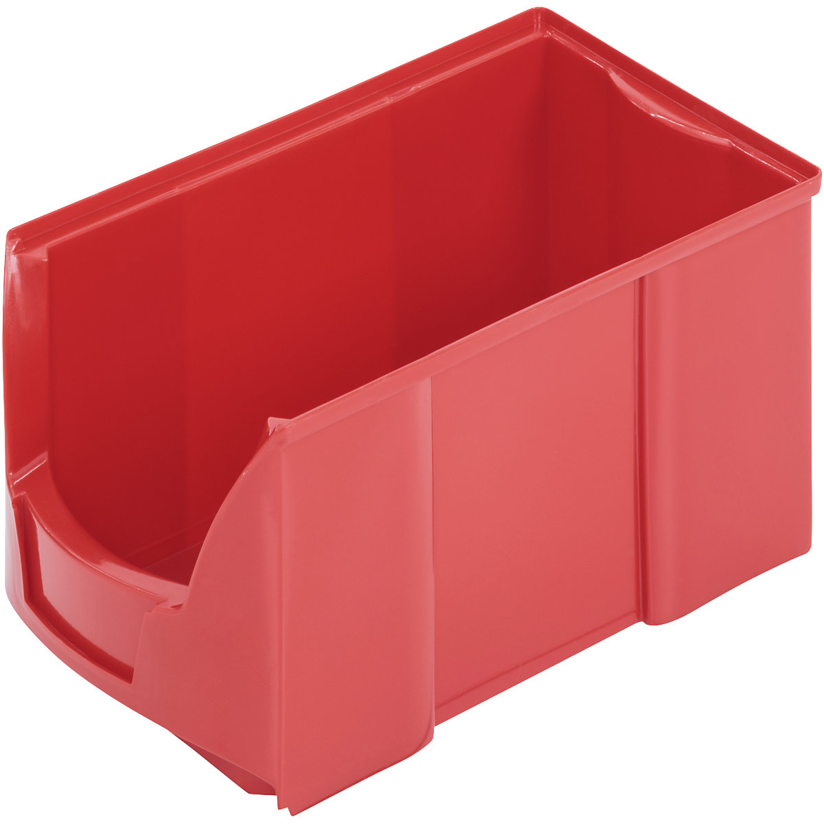 FUTURA open fronted storage bin made of polyethylene