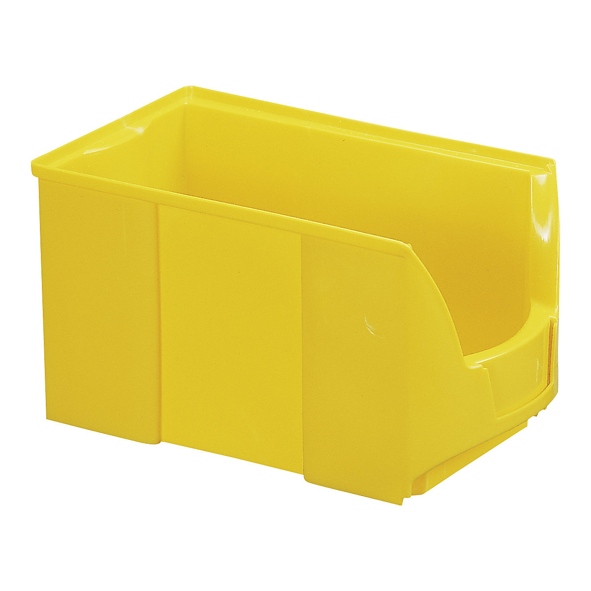 FUTURA open fronted storage bin made of polyethylene, LxWxH 360 x 208 x 201 mm, pack of 8, yellow-16