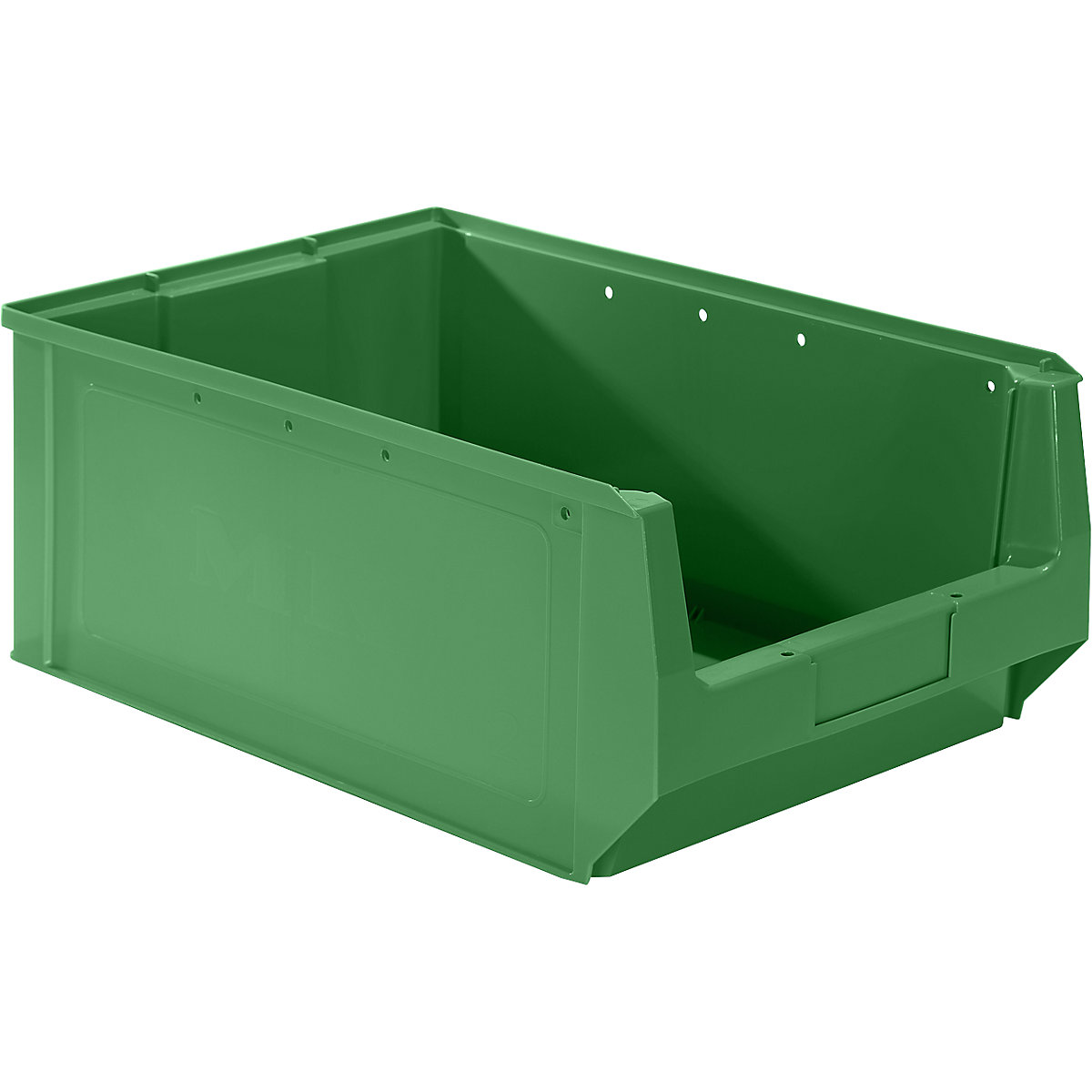 Open fronted storage bin made of polyethylene – mauser