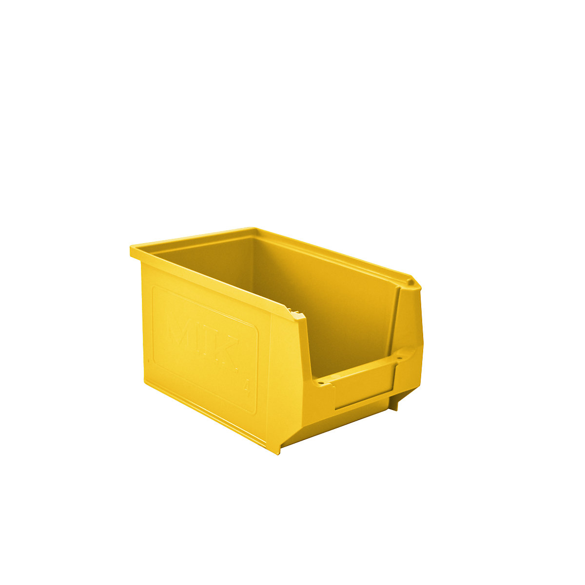 Open fronted storage bin made of polyethylene – mauser, LxWxH 230 x 150 x 130 mm, yellow, pack of 25-7