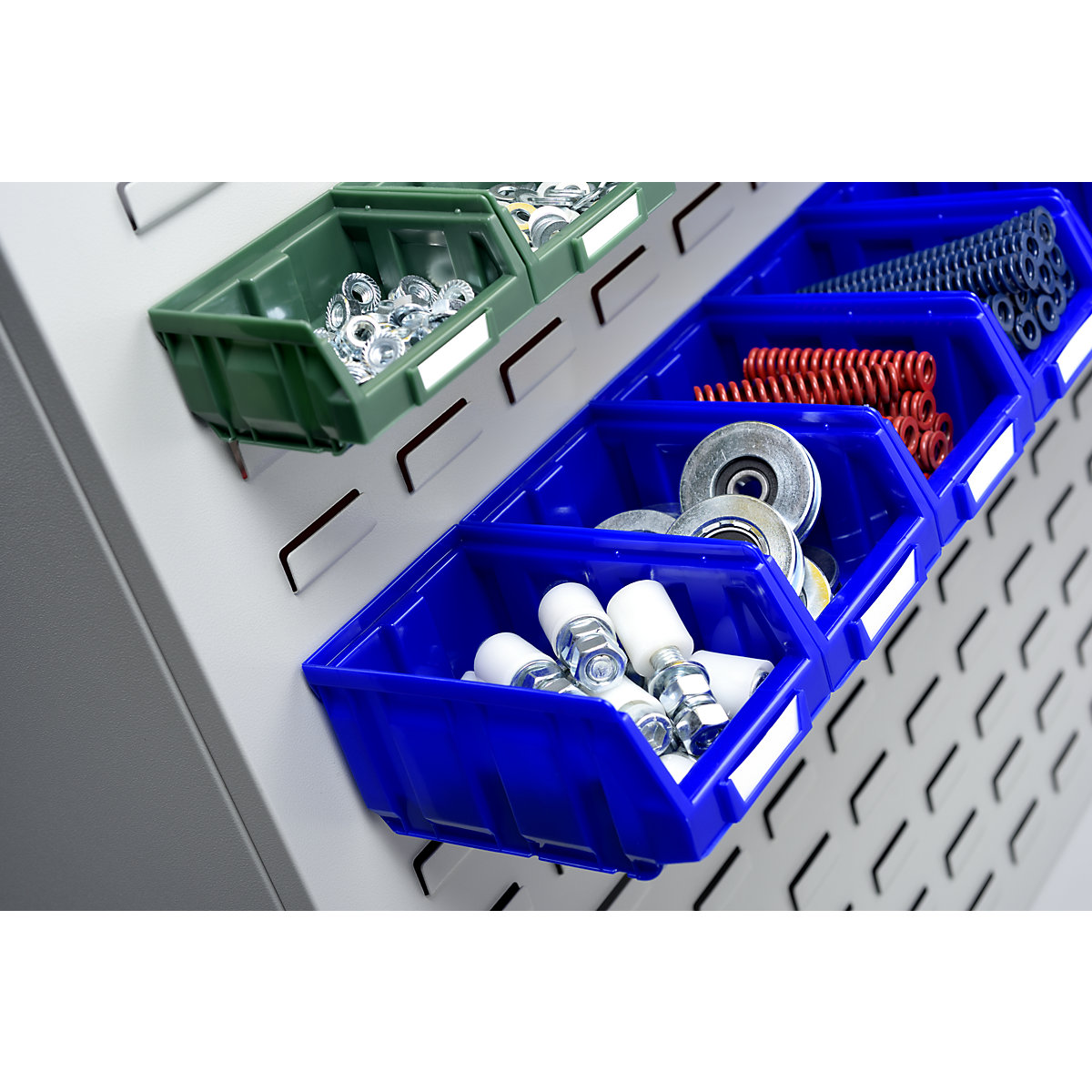 Open fronted storage bin made of polyethylene (Product illustration 4)-3