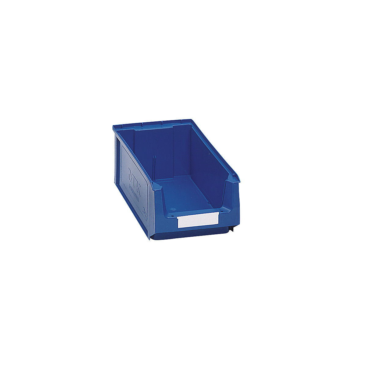 Open fronted storage bin made of polyethylene – mauser, LxWxH 350 x 210 x 140 mm, blue, pack of 14-6