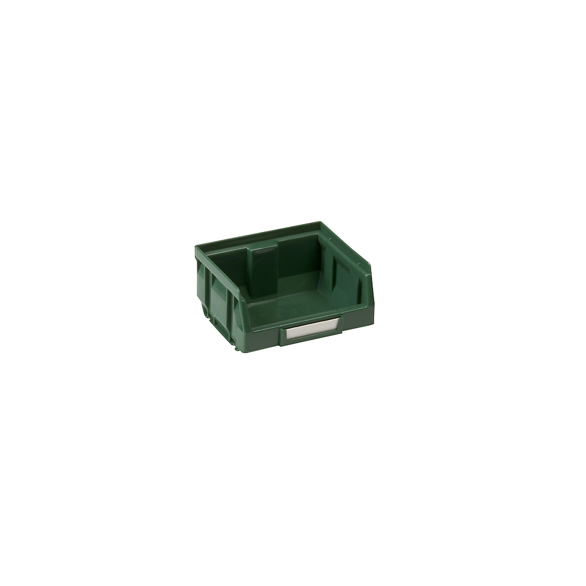 Open fronted storage bin made of polyethylene, LxWxH 88 x 105 x 54 mm, green, pack of 50-10