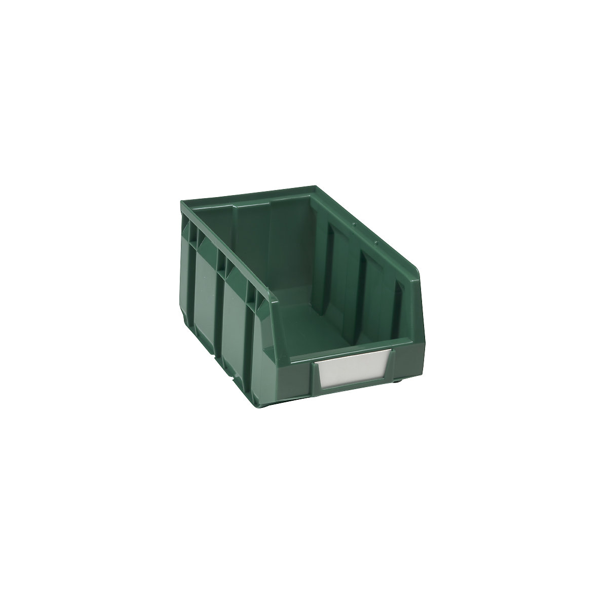 Open fronted storage bin made of polyethylene, LxWxH 237 x 144 x 123 mm, green, pack of 38-10