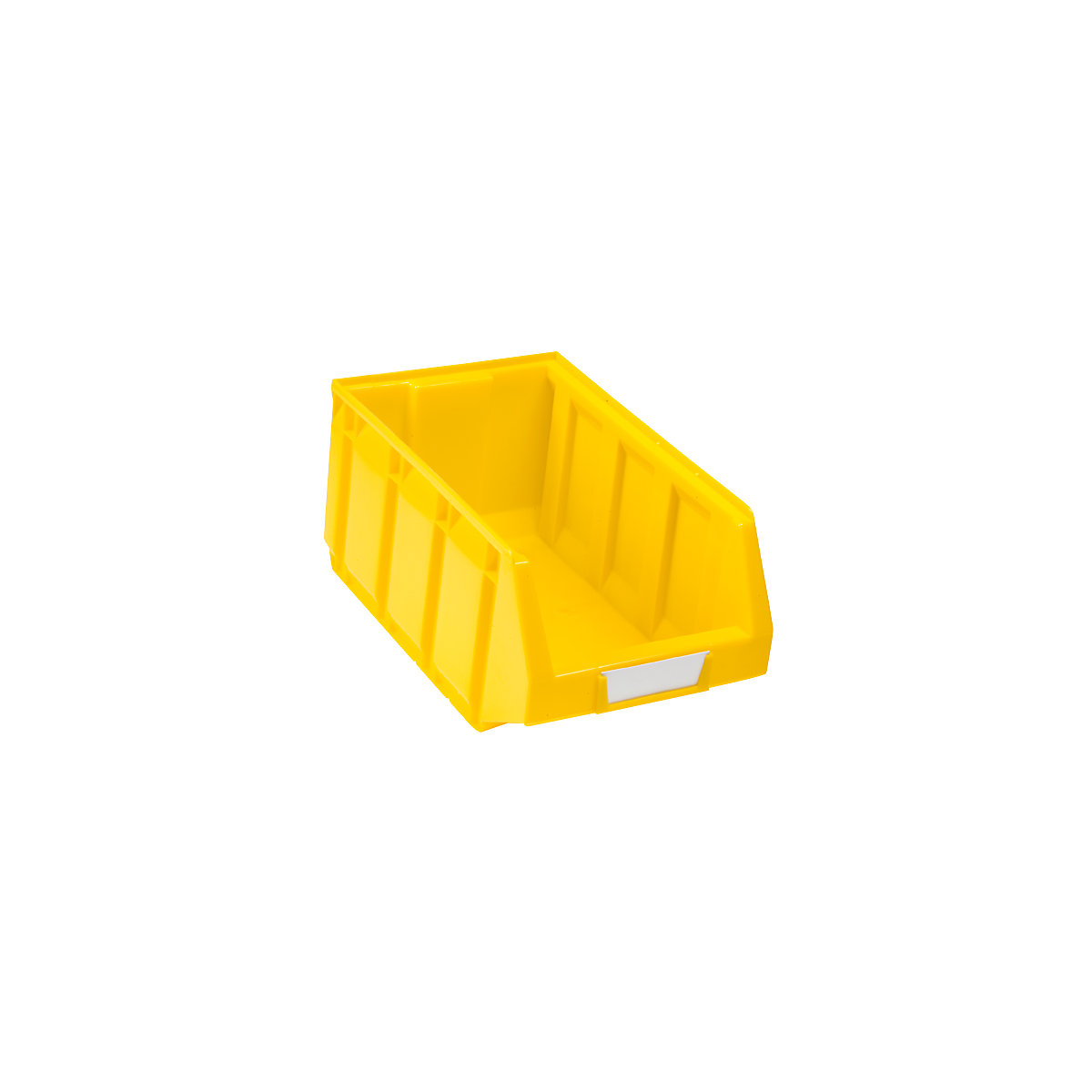Open fronted storage bin made of polyethylene, LxWxH 345 x 205 x 164 mm, yellow, pack of 24-6