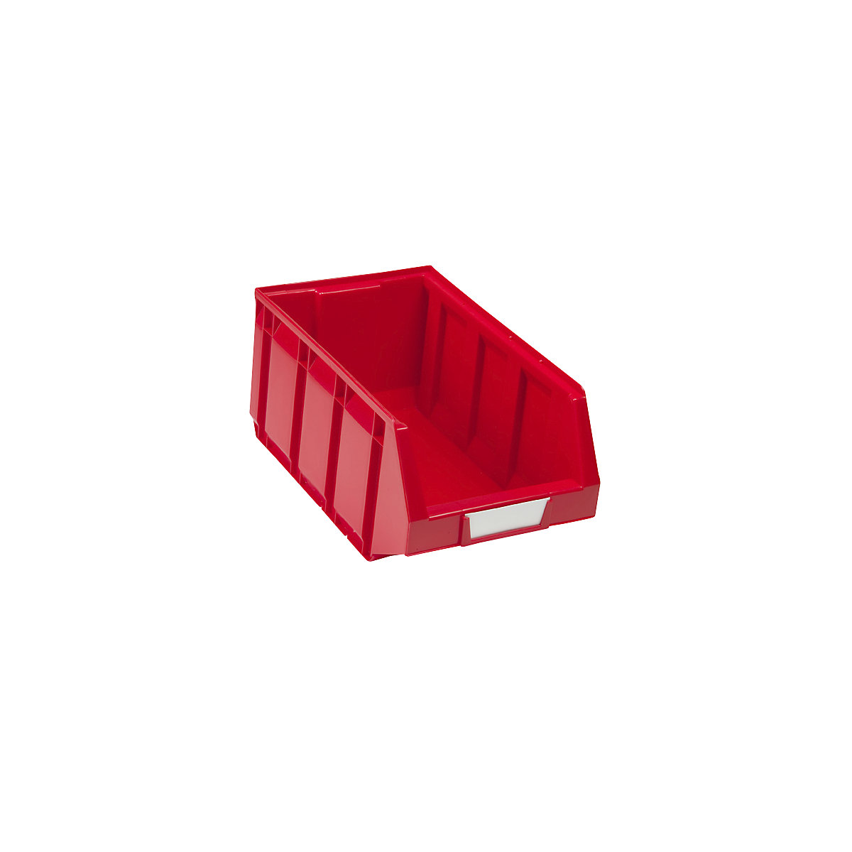 Open fronted storage bin made of polyethylene, LxWxH 345 x 205 x 164 mm, red, pack of 24-8